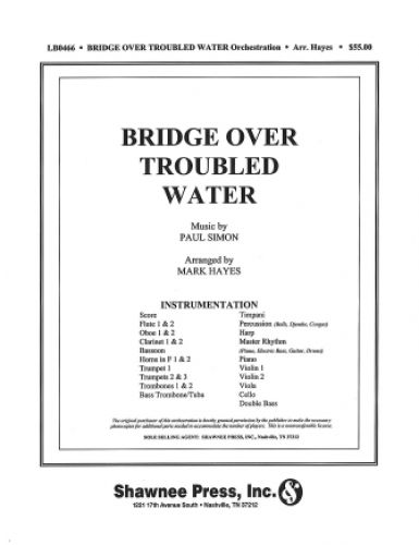 couverture Bridge over Troubled Water Shawnee Press