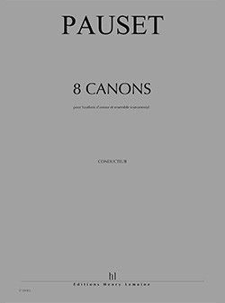 couverture Canons (8) Editions Henry Lemoine