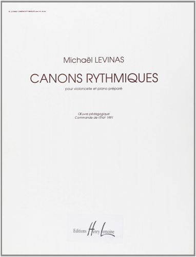 couverture Canons rythmiques Editions Henry Lemoine