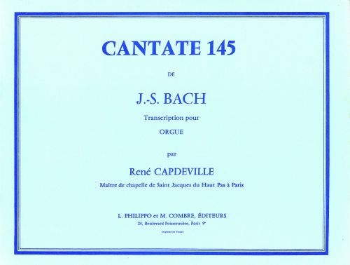 couverture Cantate n145 Combre