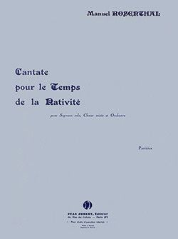 couverture Cantate pour le temps de la Nativit Jobert