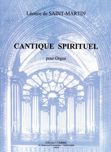 couverture Cantique spirituel Op.41 Combre