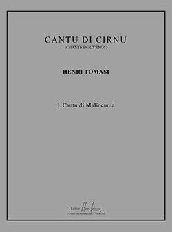 couverture Cantu di Cirnu n1 Cantu di Malincunia Editions Henry Lemoine