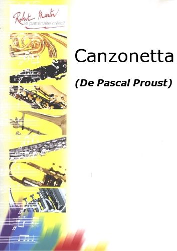 couverture Canzonetta Editions Robert Martin