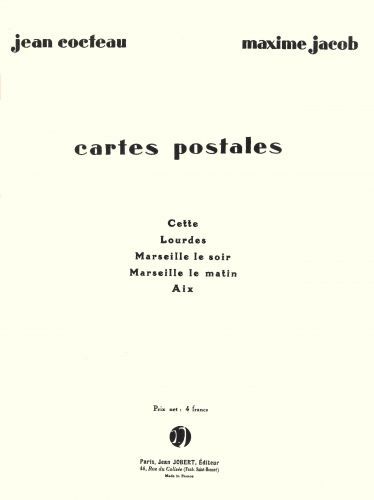 couverture Cartes postales Jobert