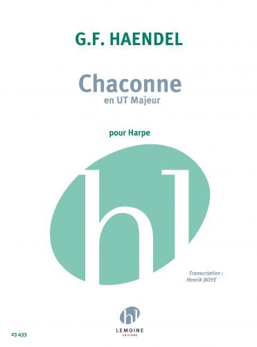 couverture Chaconne Editions Henry Lemoine