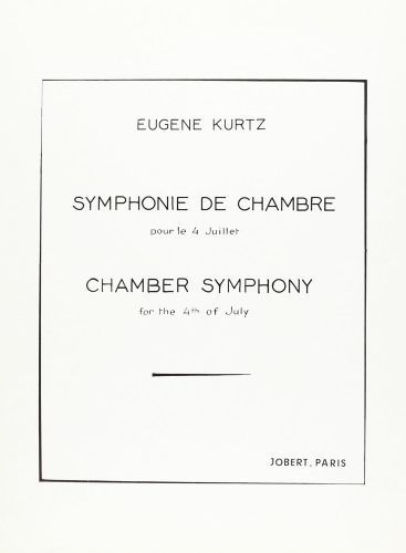 couverture Chamber Symphony Jobert