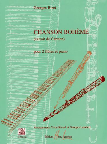 couverture Chanson bohme Editions Henry Lemoine