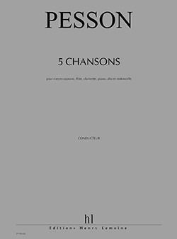 couverture Chansons (5) Editions Henry Lemoine