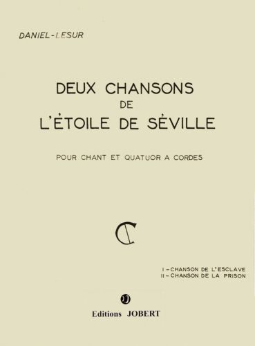 couverture Chansons de l'toile de Sville (2) Jobert