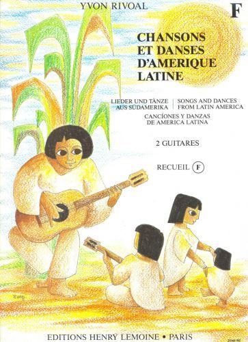 couverture Chansons et danses d'Amrique latine Vol.F Editions Henry Lemoine