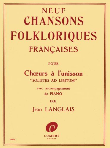 couverture Chansons folkloriques franaises (9) Combre