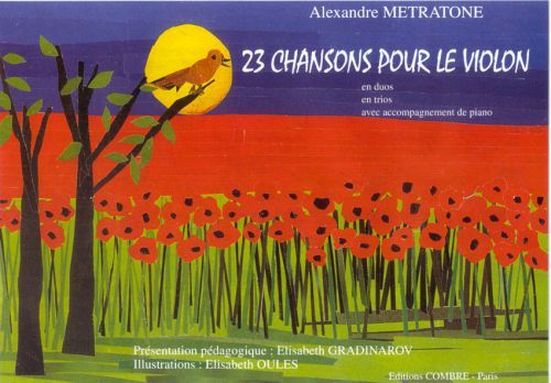 couverture Chansons pour le violon (23) Combre