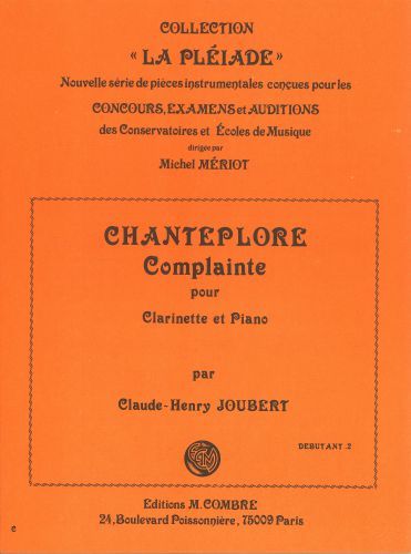 couverture Chanteplore (complainte) Combre