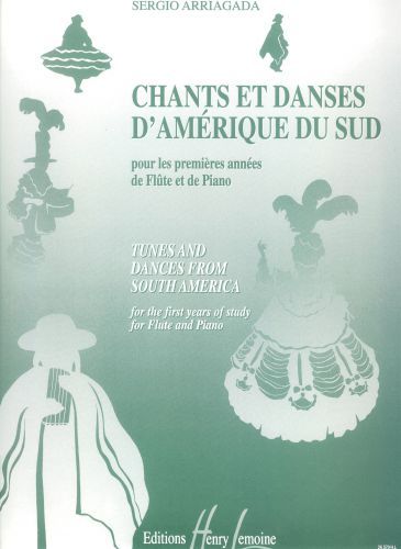 couverture Chants et danses d'Amrique du sud Editions Henry Lemoine