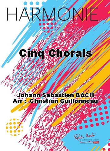 couverture Cinq Chorals Martin Musique