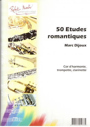 couverture Cinquante tudes Romantiques Editions Robert Martin