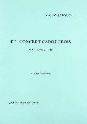 couverture Concert Carougeois n4 Jobert