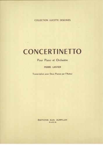 couverture Concertinetto Editions Robert Martin