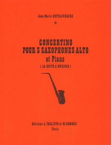 couverture Concertino La Bote  musique Combre