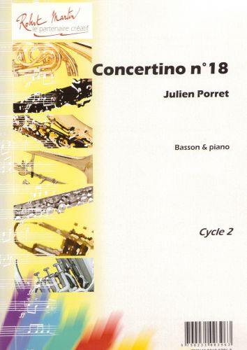 couverture Concertino N 18 Editions Robert Martin