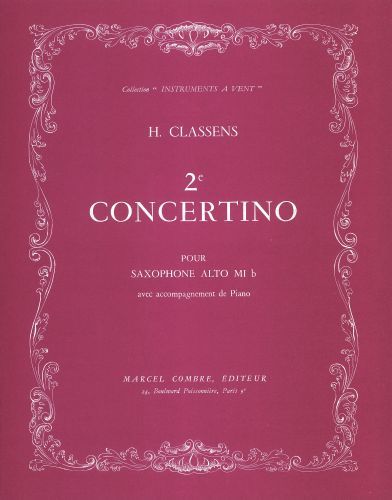 couverture Concertino n2 Combre