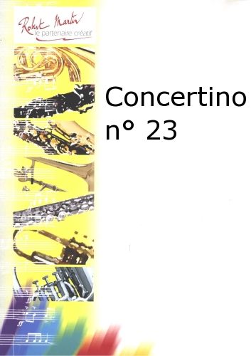 couverture Concertino N23 Editions Robert Martin