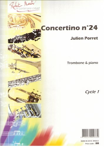 couverture Concertino N24 Editions Robert Martin