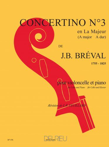 couverture Concertino n3 en La maj. Delrieu