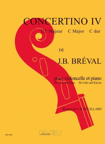 couverture Concertino n4 en Ut maj. Delrieu