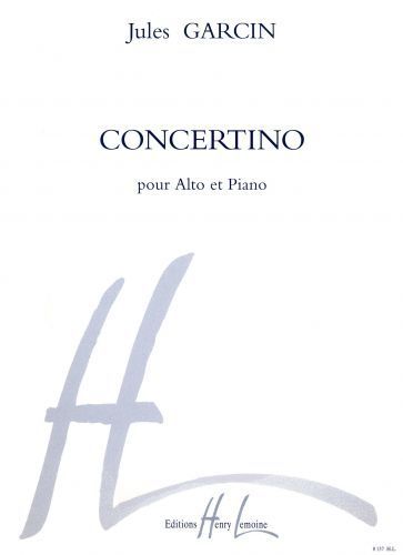 couverture Concertino Op.19 Editions Henry Lemoine