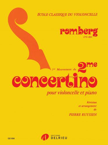 couverture Concertino Op.38 n2 en Sol maj. Delrieu