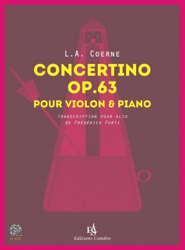 couverture Concertino Op.63 Combre