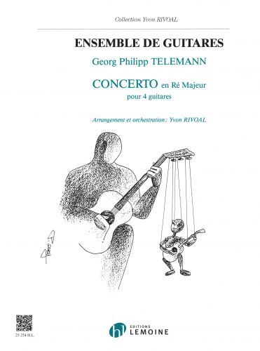 couverture Concerto en R maj. Editions Henry Lemoine