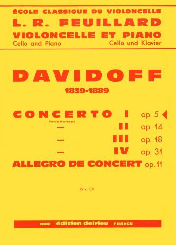 couverture Concerto n1 Op.5 en Si min. Delrieu