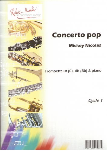 couverture Concerto Pop, Sib ou Ut Editions Robert Martin