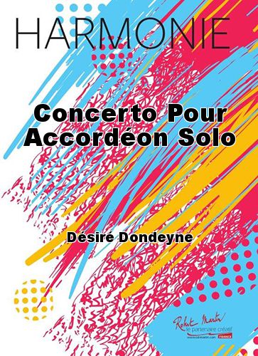 couverture Concerto Pour Accordon Solo Martin Musique