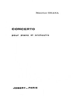 couverture Concerto pour piano et orchestre Jobert