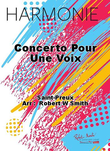 couverture Concerto Pour Une Voix Martin Musique