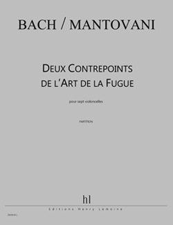 couverture Contrepoints (2) de l'Art de la Fugue de Bach Editions Henry Lemoine