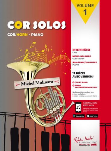 couverture Cor Solos Vol.1 Editions Robert Martin