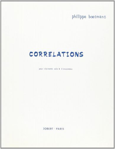 couverture Corrlations Jobert