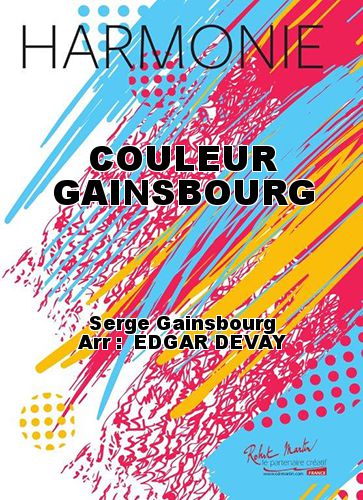 couverture COULEUR GAINSBOURG Martin Musique