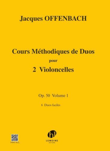 couverture Cours mthodique de duos pour deux violoncelles Op.50 Vol.1 Editions Henry Lemoine