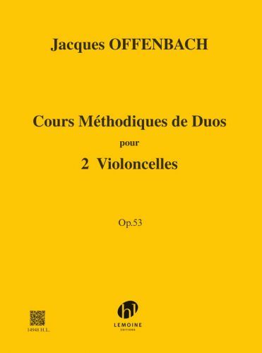 couverture Cours mthodique de duos pour deux violoncelles Op.53 Editions Henry Lemoine