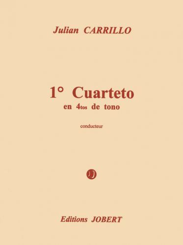 couverture Cuarteto in 1/4 de tono Jobert