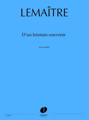 couverture D'un lointain souvenir Jobert