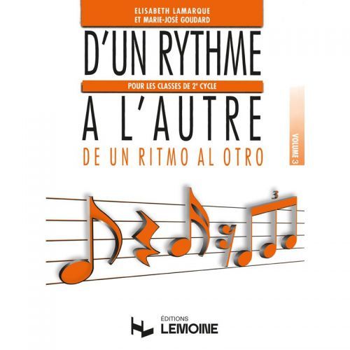 couverture D'un rythme  l'autre 3 Editions Henry Lemoine