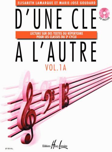 couverture D'une cl  l'autre Vol.1A Editions Henry Lemoine