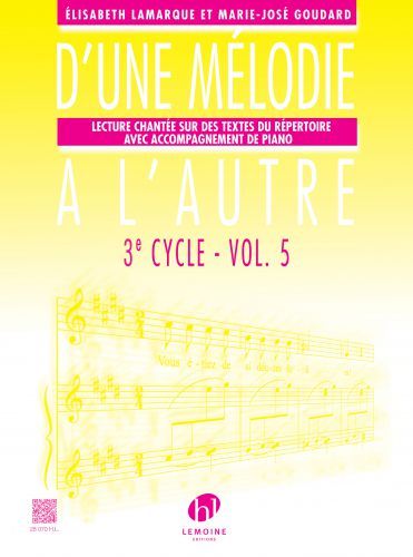 couverture D'une mlodie  l'autre Vol.5 Editions Henry Lemoine